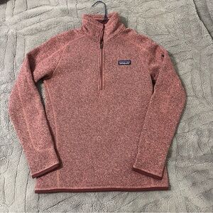 Patagonia Women's Zip-Up Top in Heathered Pink